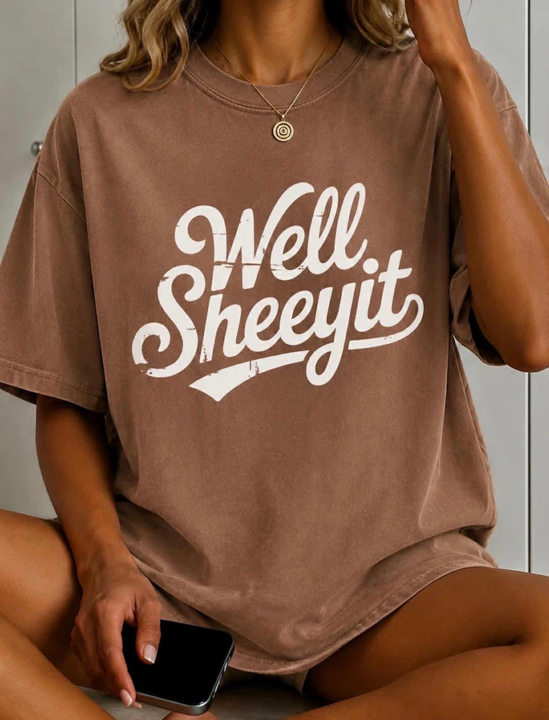 Well Sheeyit Comfort Colors Tee (brown) - Etsy | Etsy (Global)