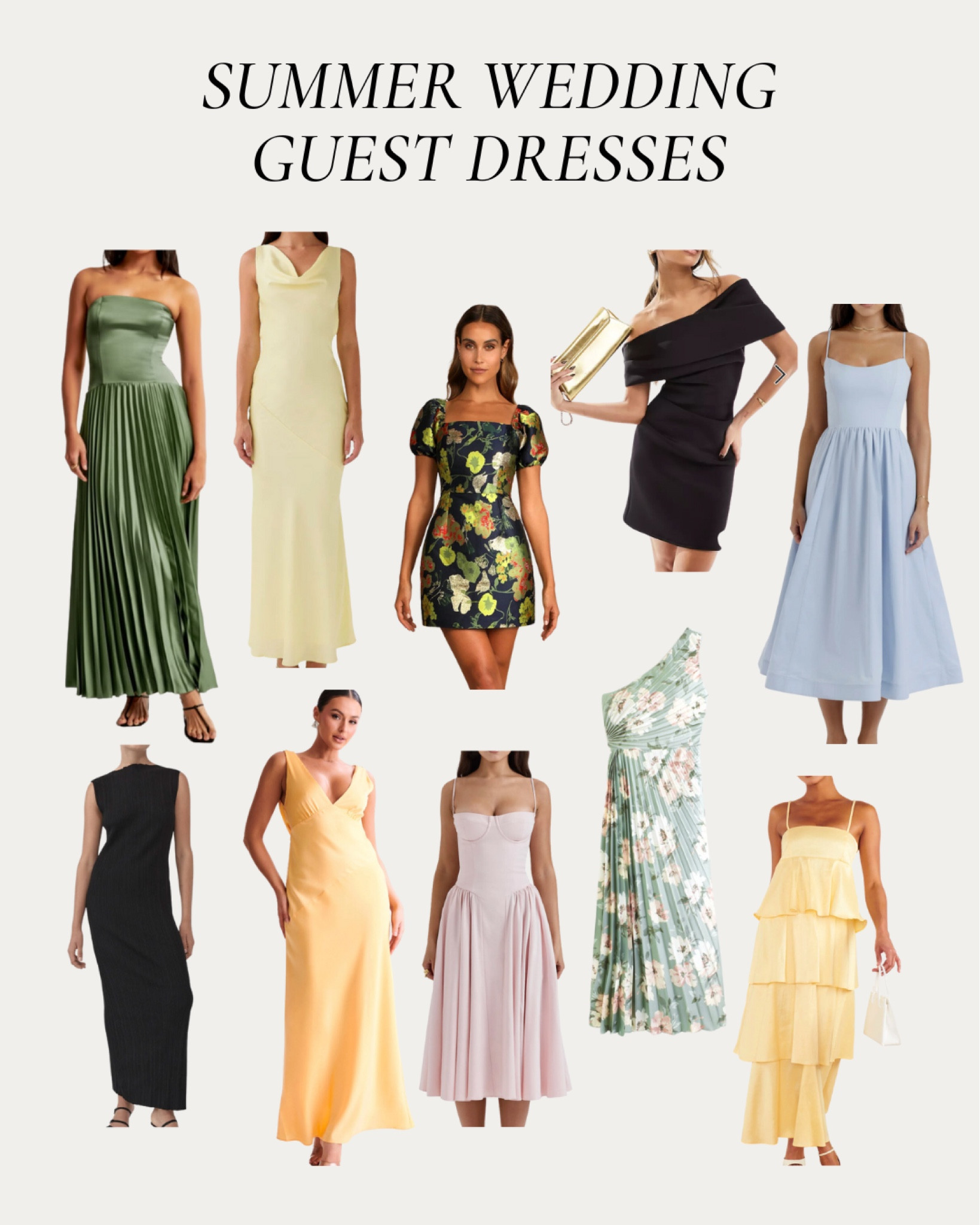 Spring/summer wedding guest dresses🫶🏼 

#LTKstyletip #LTKSeasonal #LTKwedding
