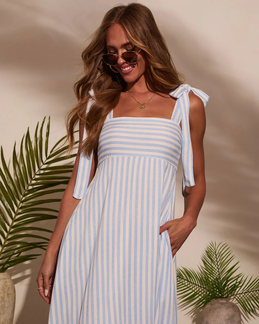 Colene Striped Maxi Dress | VICI