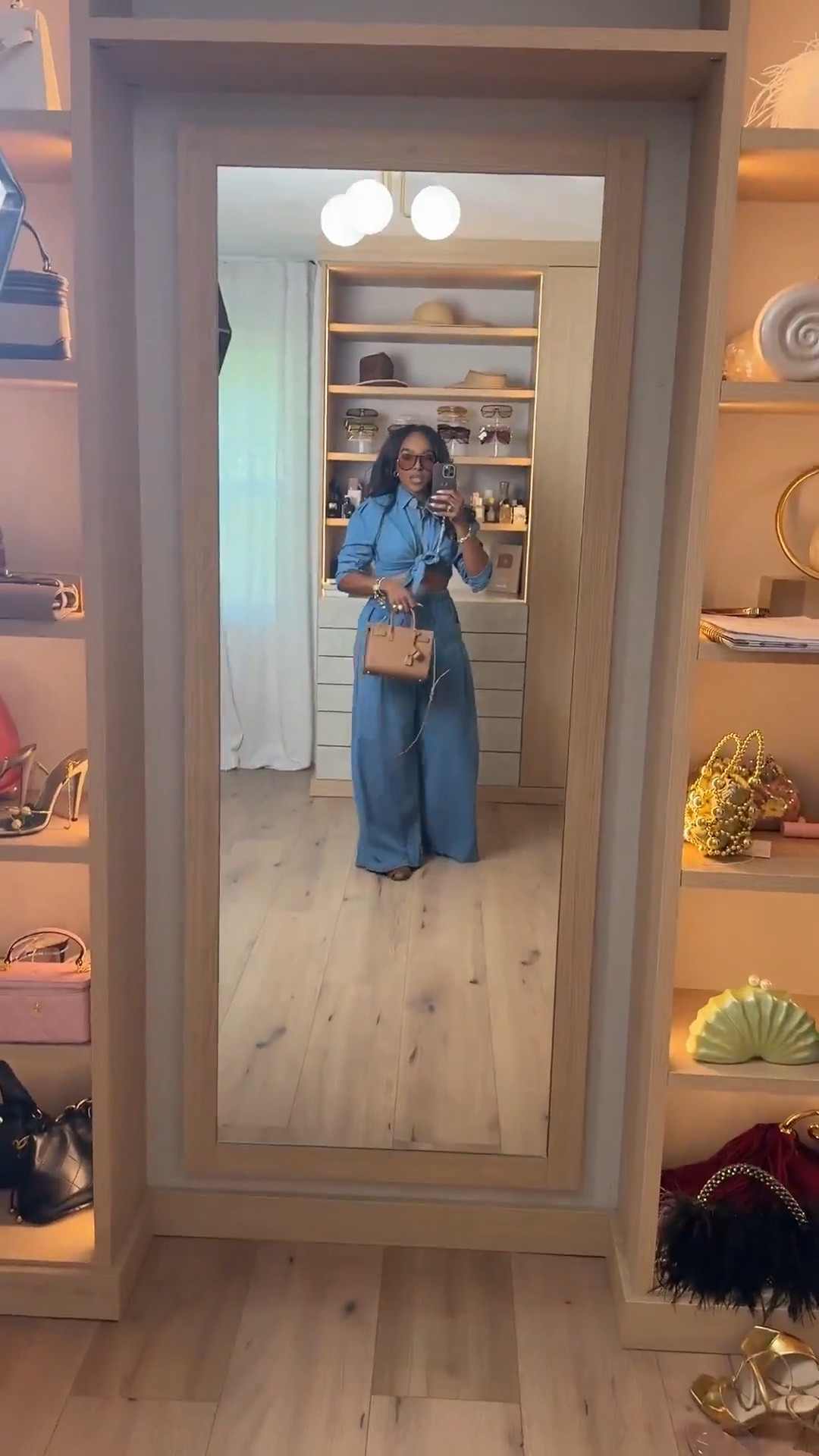 Hi babes!

This denim set is EVERYTHING — the fit, the waist detail, and how it gives that put-together look instantly. Paired with my YSL bag to elevate it, this is one of those outfits that looks way more expensive than it is.

Matching sets like this are such a smart buy because you can wear them together for a full look or break them apart and get multiple outfits out of it — which makes the cost per wear so worth it.

If you’ve been looking for an easy outfit that still feels styled, this is it.

Where to wear this:
• Brunch  
• Casual days out  
• Travel days  
• Everyday errands  

Everything is linked below.

xx Kira | @kirasfashionfinds  

Measurements: 5’4” | 138 lbs | 34D | 27” waist | 40” hips

#LTKootd #LTKPetite #LTKgrwm