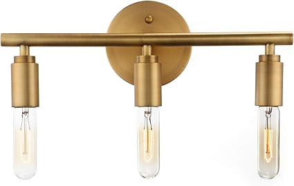 Phansthy Three Light Vanity Light Antique Bronze Bathroom Wall Sconce Light (Antique Bronze) (Ant... | Amazon (US)