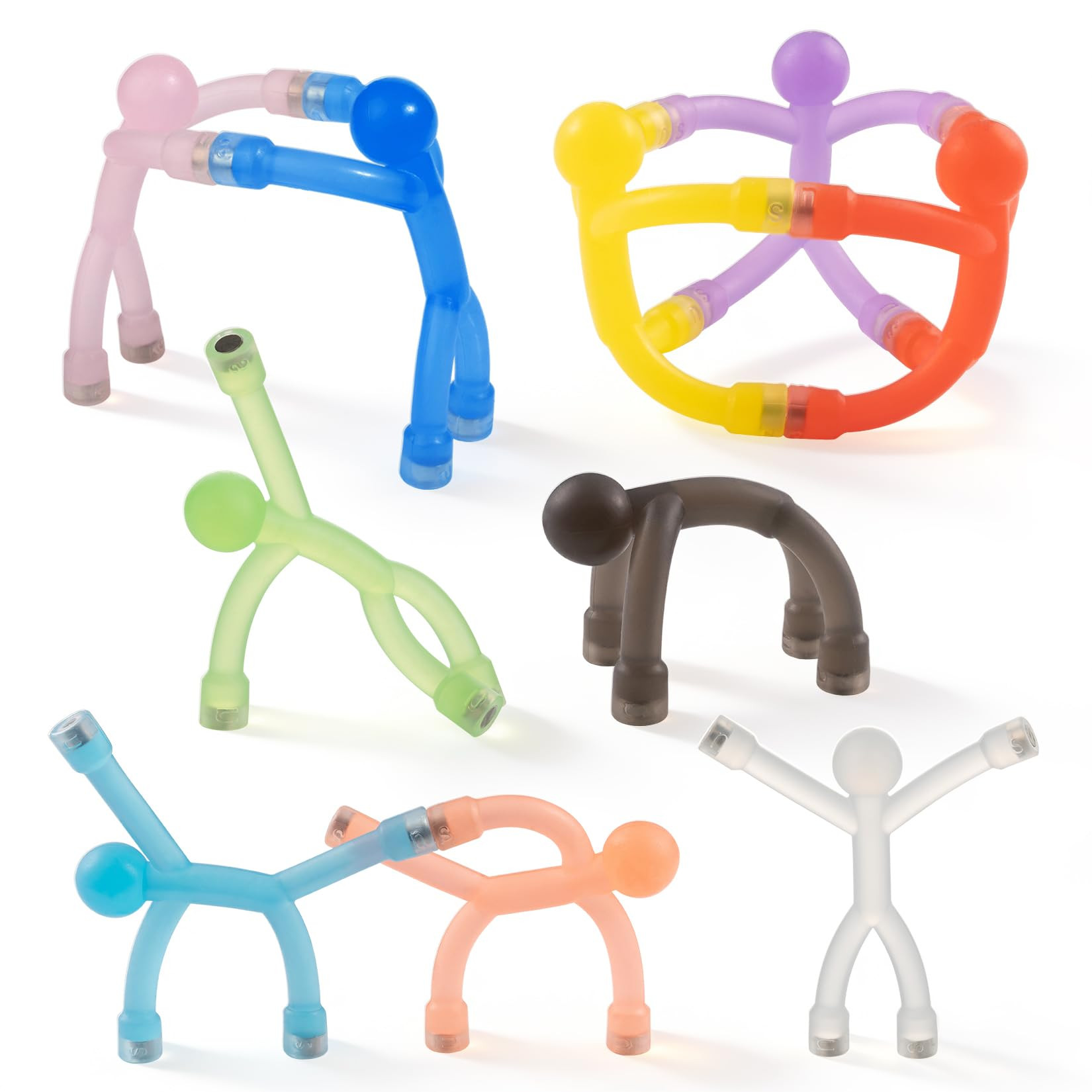 10 Pcs Magnetic People, Magnetic Push Pins, Colorful Magnet Men, Decorative Magnets for Adults, M... | Amazon (US)