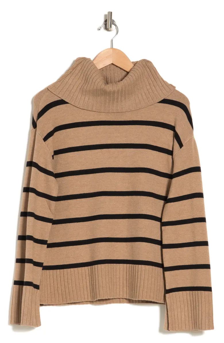 Stripe Print Bell Sleeve Sweater | Nordstrom Rack