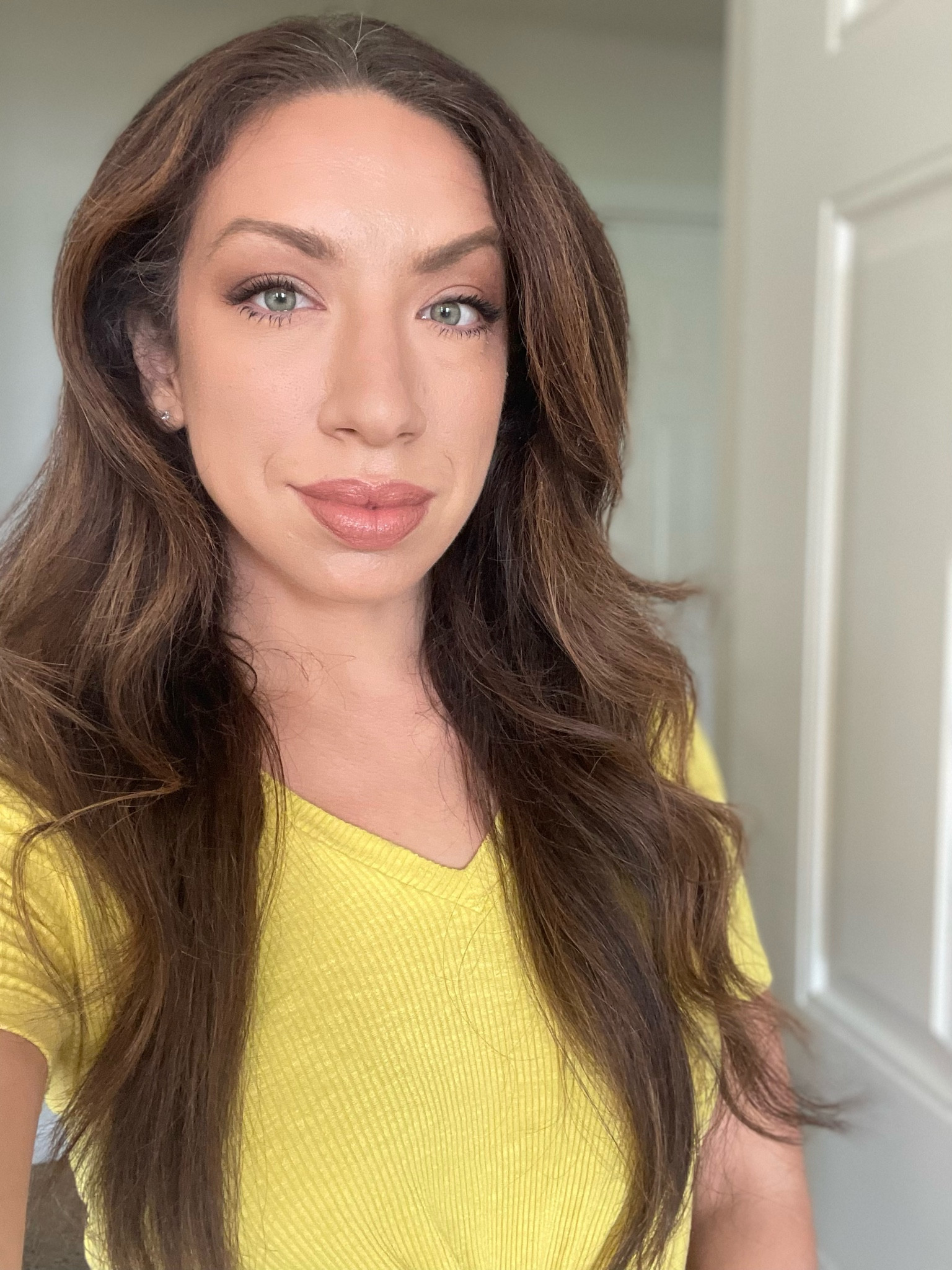 I don’t always break out the Armani Power Fabric foundation but when I do I’m never disappointed. One of the reasons I love it is because it’s the perfect shade for me. I’m 5.5 peach. Also quickly becoming a fan of MAC’s Hug Me Lustreglass lipstick. Great midtone nude for those of us who need a bit more contrast  

#LTKStyleTip #LTKBeauty