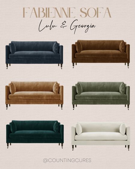 Find comfort and relaxation with Lulu & Georgia's Fabienne Sofa with the variety of colors you can choose from!
#furniturefinds #livingroomrefresh #antiquestyling #homeinspo

#LTKhome #LTKstyletip #LTKSeasonal