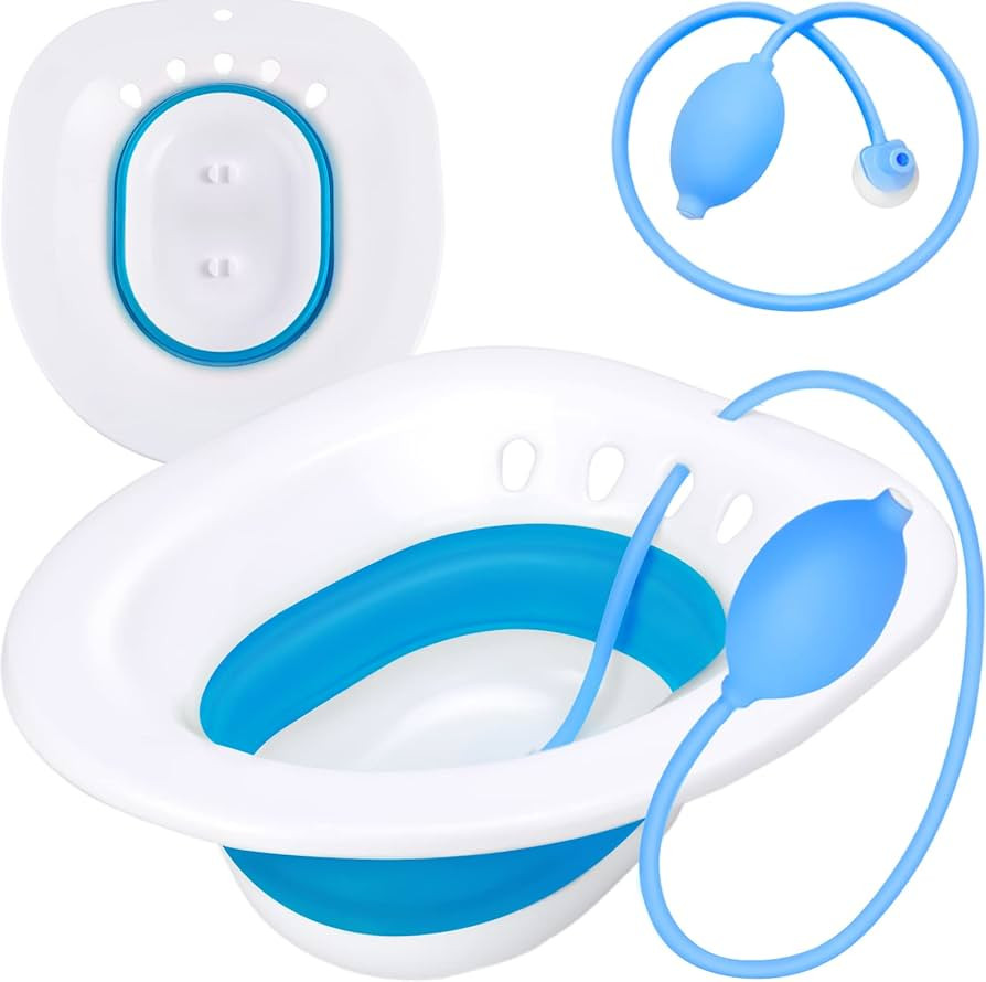 Pochik Sitz Bath, Sitz Bath for Hemorrhoids, Sitz Bath for Toilet Seat, Postpartum Care, Sits Bat... | Amazon (US)