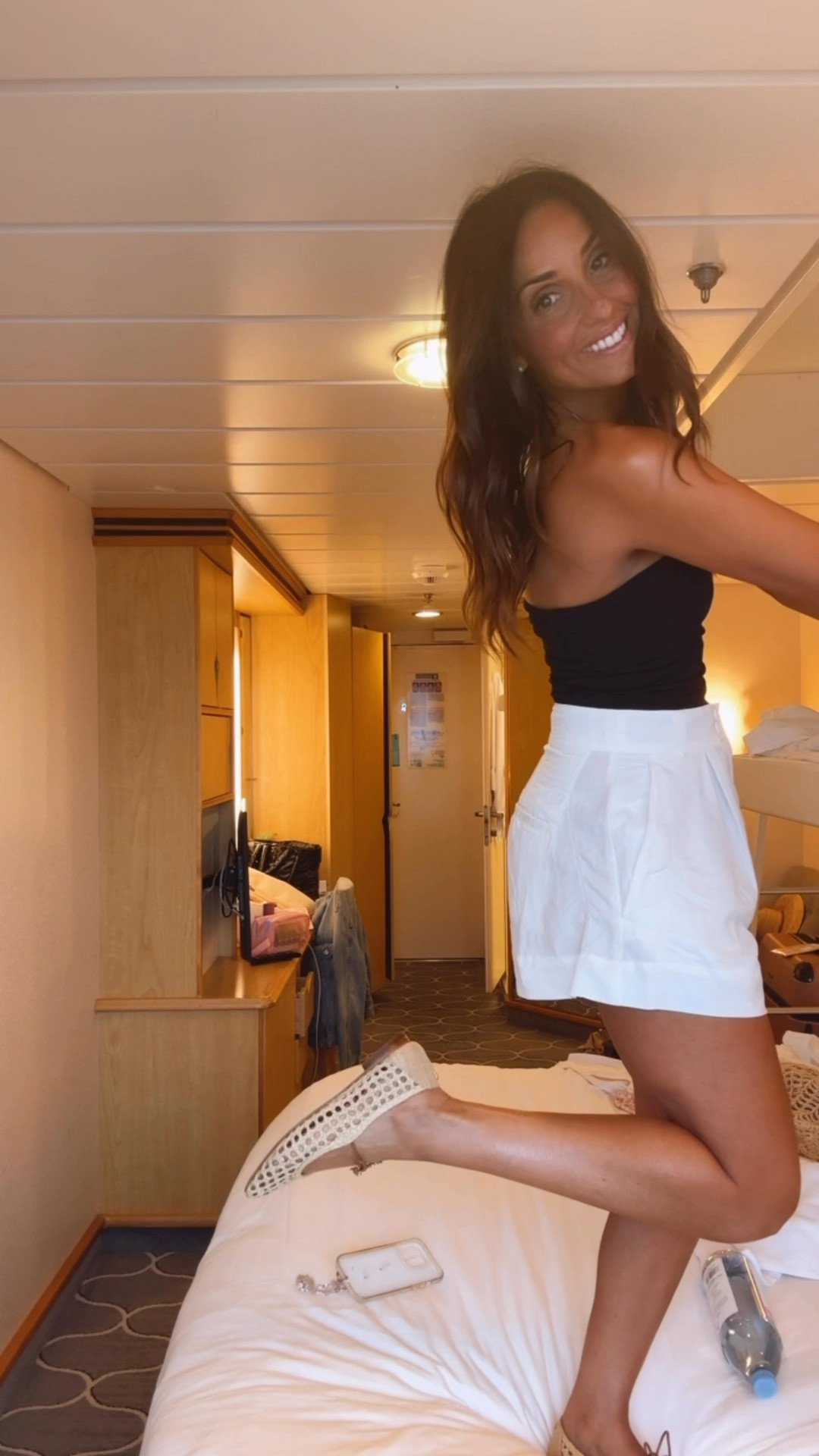 New favorite summer fit ✅

Size small in top
Size 4 in shorts 

#LTKShoeCrush #LTKSummerEdit #LTKOver40