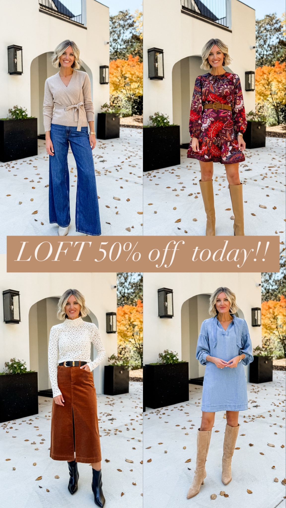 Loft is having a 50% off sale today! Use code: ENJOY! I rounded up some looks from recent Thanksgiving outfits reel! 


Loverly grey, fall outfit 

#LTKStyleTip #LTKSeasonal