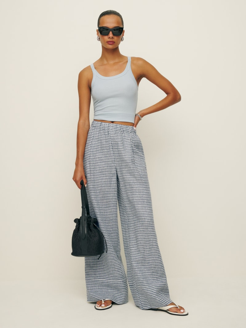 Fernando Wide Leg Linen Pant | Reformation (Global)
