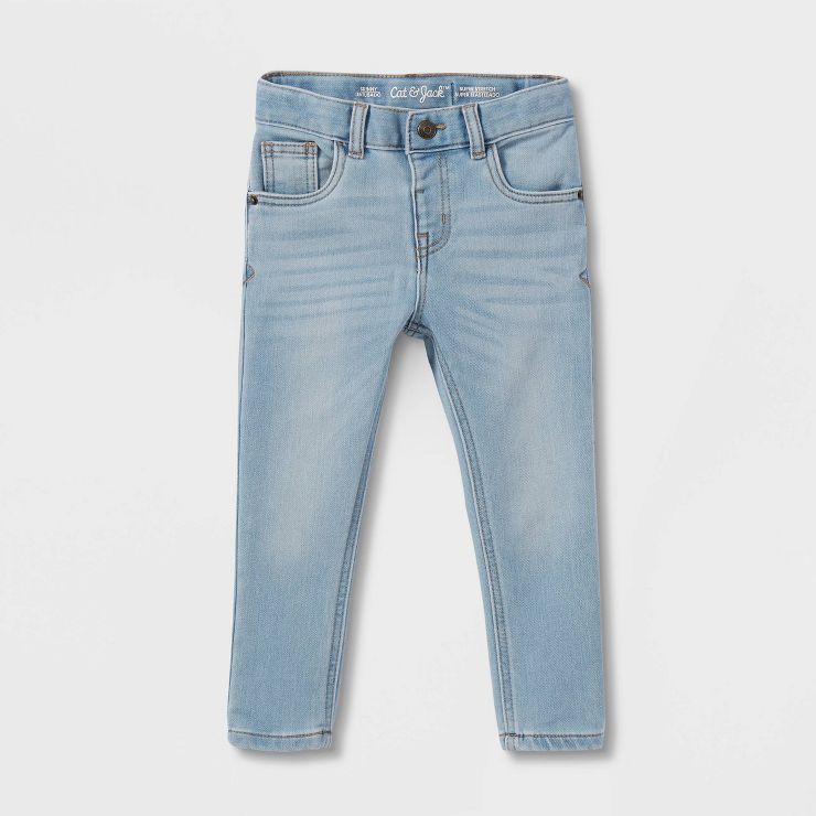 Toddler Boys' Skinny Fit Jeans - Cat & Jack™ Light Blue | Target