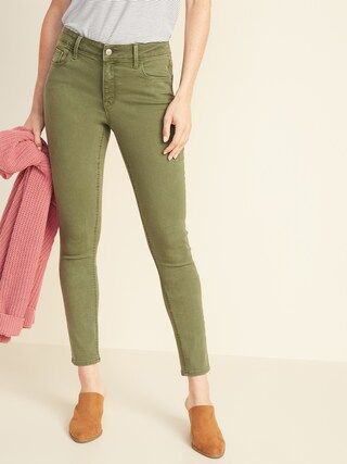 Mid-Rise Pop-Color Rockstar Super Skinny Jeans for Women | Old Navy US