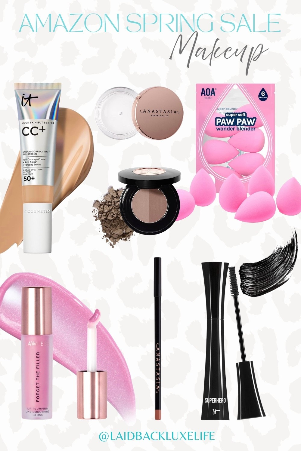 Amazon Big Spring Sale makeup favorites. Sale ends tonight 3/31! @amazon #LaidbackLuxeLife

Shades:
Lipgloss ‘Daisy Pink’
Lipliner ‘Deep Taupe’
CC Cream ‘Neutral Tan’
Brow powder ‘Medium Brown'

Hey Beautiful! Feel free to comment on this post if you have any questions! 🫶🏽

Follow me for more fashion finds, beauty faves, lifestyle, home decor, sales and more! So glad you’re here!! XO, Karma 

#LTKBeauty #LTKSaleAlert #LTKdayinmylife