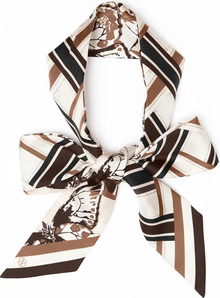 x Leatherology Silk Twill Skinny Scarf | Nordstrom
