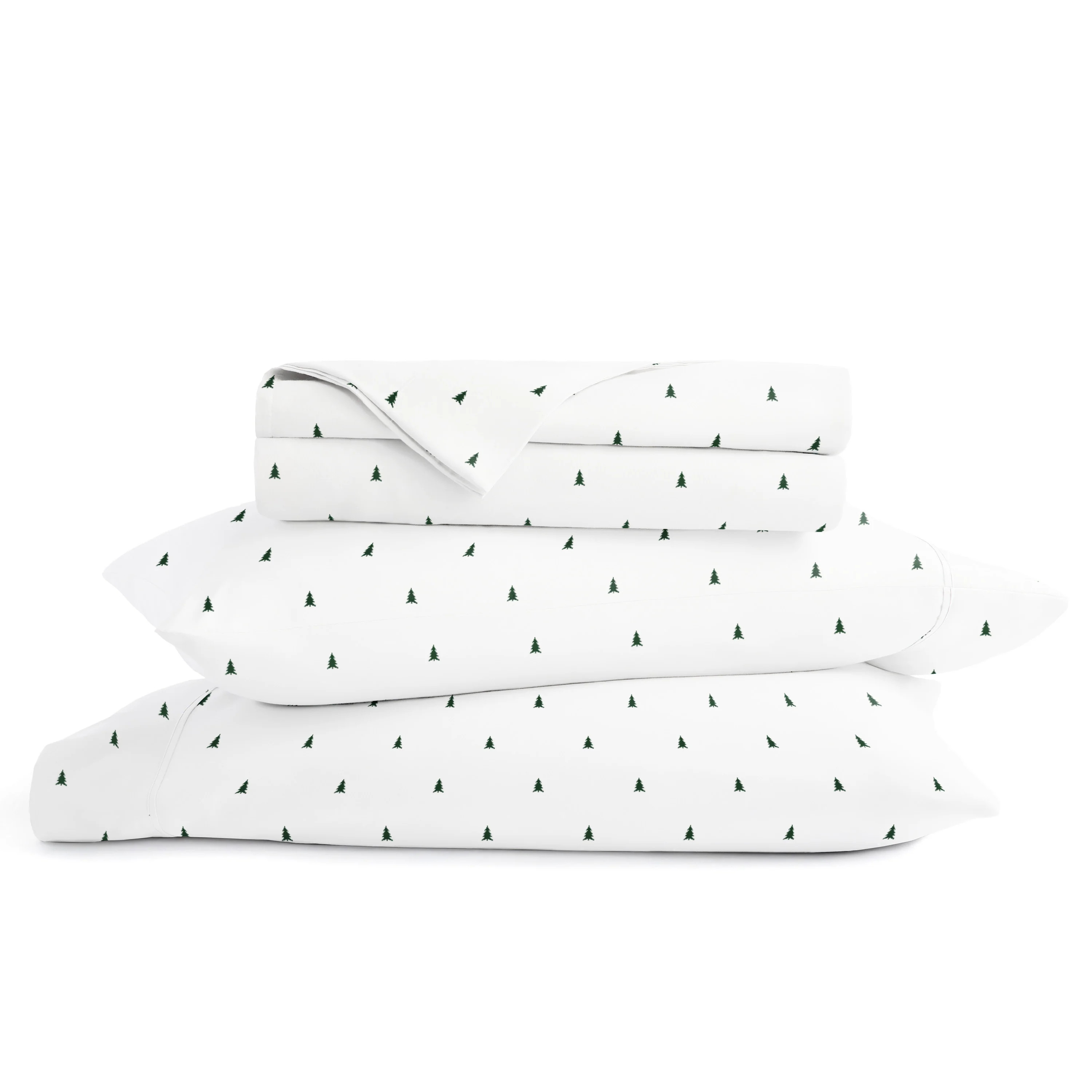 Pine Tree Patterned 4-Piece Sheet Set | Linens & Hutch | Linens and Hutch