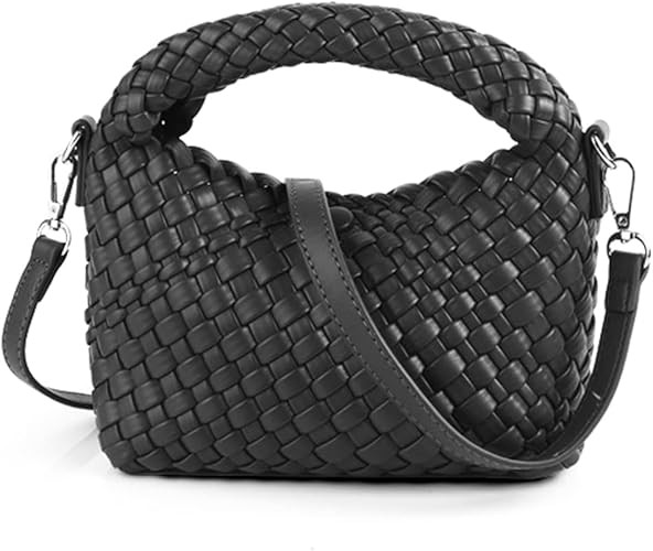 Small Hand Woven Handbags for Women Shoulder Crossbody Bag Girls Purses Cassual Top Handle Bags H... | Amazon (US)