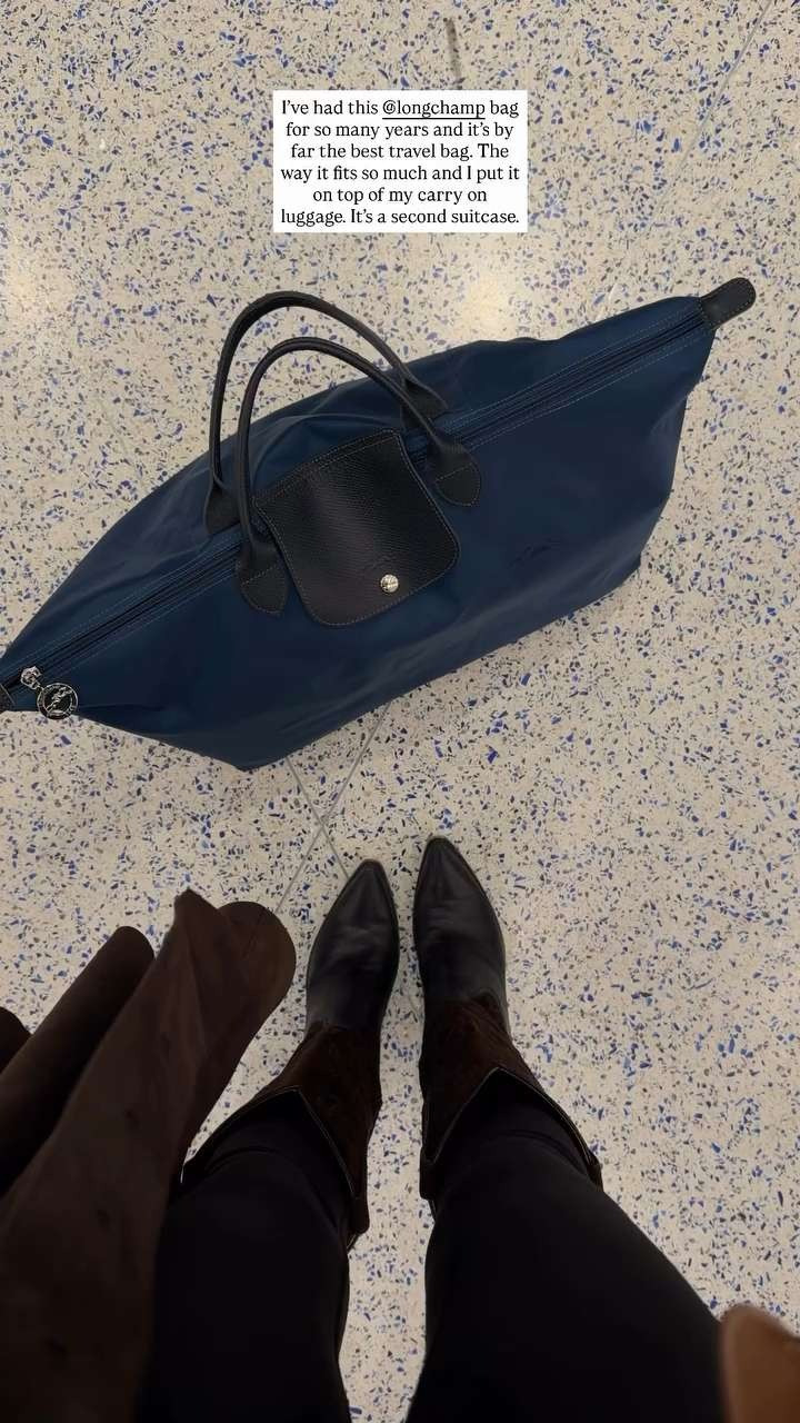 I've had this Longchamp bag for so many years and it's by far the best travel bag. The way it fits so much and i put it on top of my carry on luggage - it's my second suitcase! 

 

#LTKTravel