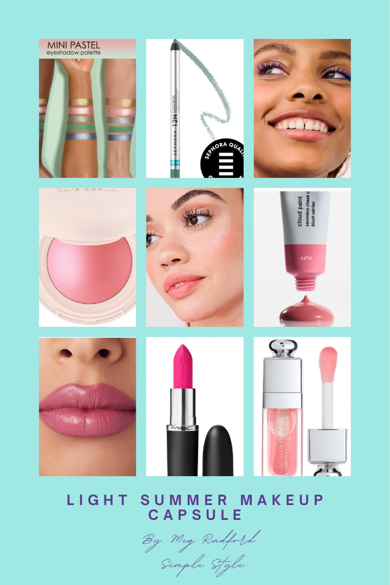 Light summer makeup capsule! Works for HOC Pastel and Sweet Pea Summers as well 🩵

#LTKfindsunder50 #LTKbeauty