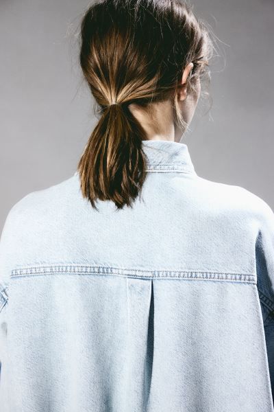 Feather Soft Denim Shirt | H&M (US + CA)