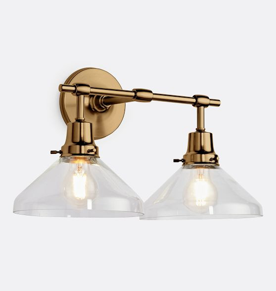 Eastmoreland 2-1/4" Fitter Double Sconce | Rejuvenation