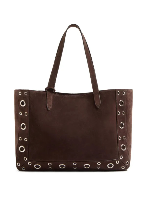 Valentino Garavani Medium Nellcôte Tote Bag | Brown | FARFETCH | Farfetch Global