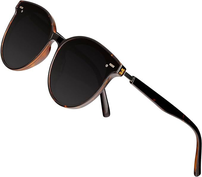 Retro Polarized Sunglasses for Women Men, 2024 Trendy Round Womens Mens Sun Glasses Shades 100% U... | Amazon (US)