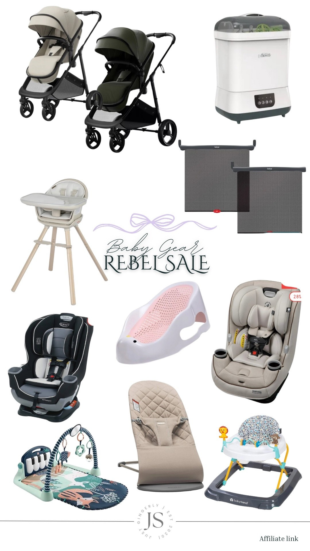 The best deals on baby gear right now on Rebel! Use code JADASEGAARD to save $15 on your purchase of $100 or more! 