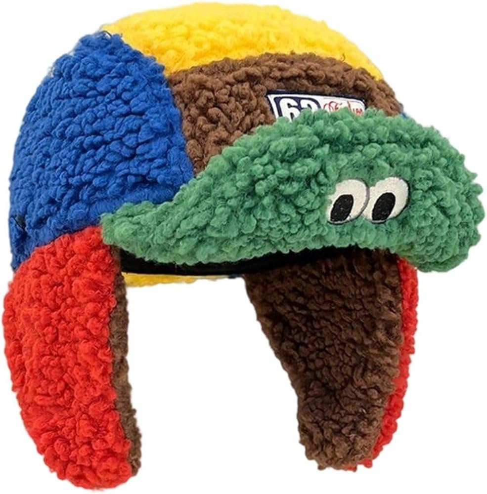 Sombrero de trampero colorido para hombres y mujeres, sombrero ruso cálido de invierno, sombrero... | Amazon (US)