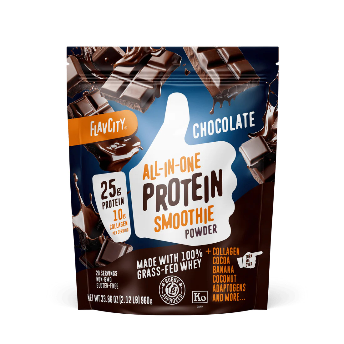 Chocolate Protein Smoothie | FlavCity