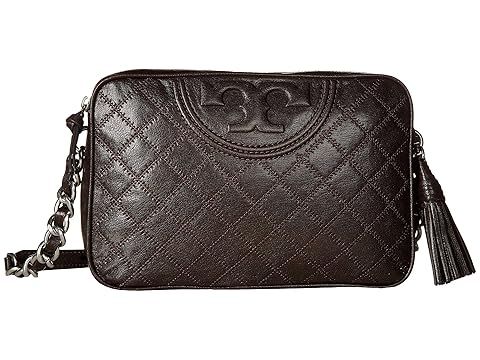 Tory Burch Fleming Distressed Leather Camera Bag | Zappos