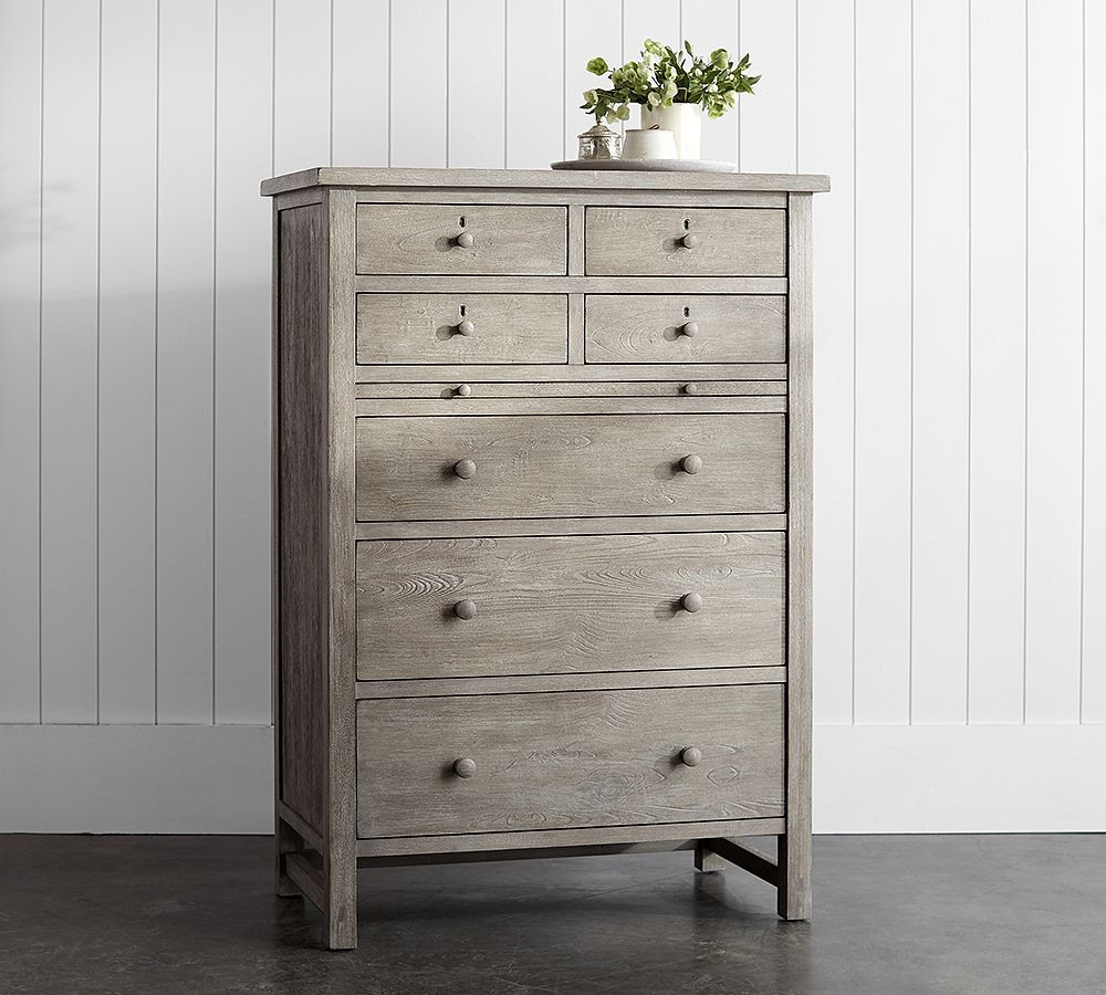 Farmhouse 7-Drawer Tall Dresser | Pottery Barn (US)