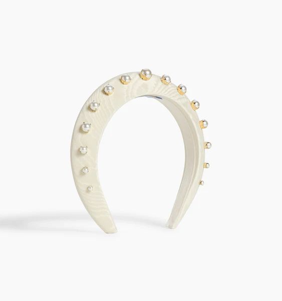 The Pearl Halo Headband - Off White | Hill House Home