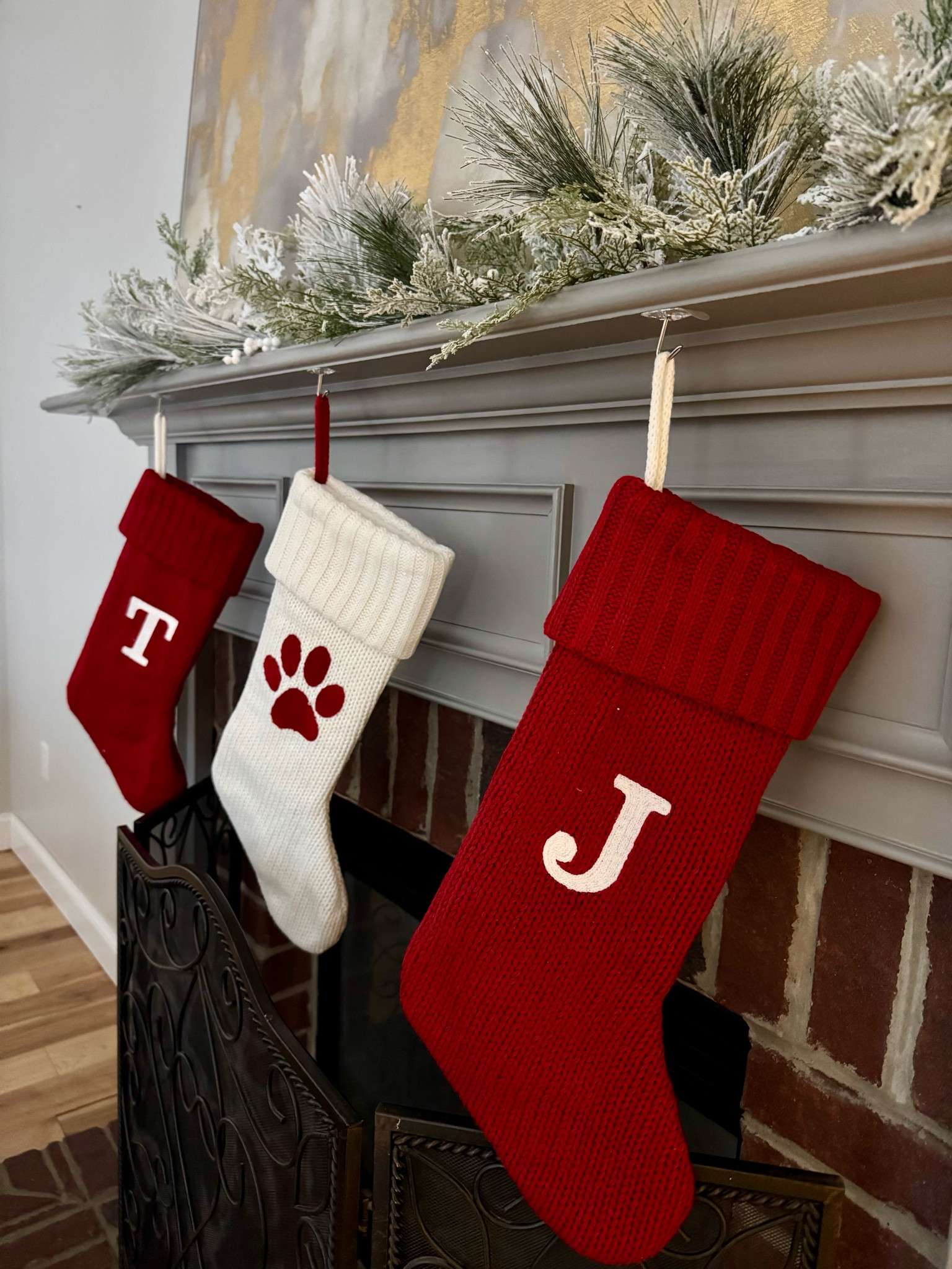 Monogram stockings and garland from Target! 

#LTKHoliday #LTKSeasonal #LTKHome