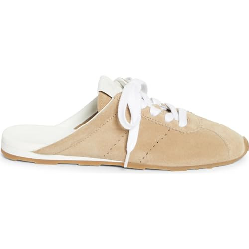 Suede Mules for Women Round Toe Lace up Slip-on Sneakers Mule Casual Backless Slide Sneakers Comf... | Amazon (US)