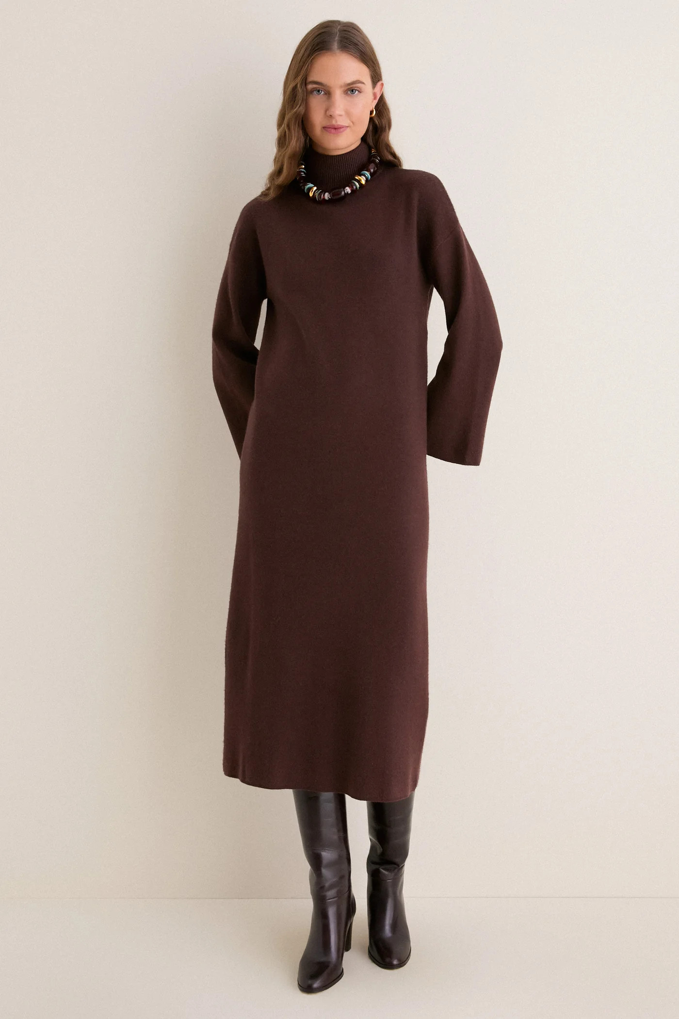Chocolate Vivianne Midi Dress | Tuckernuck (US)