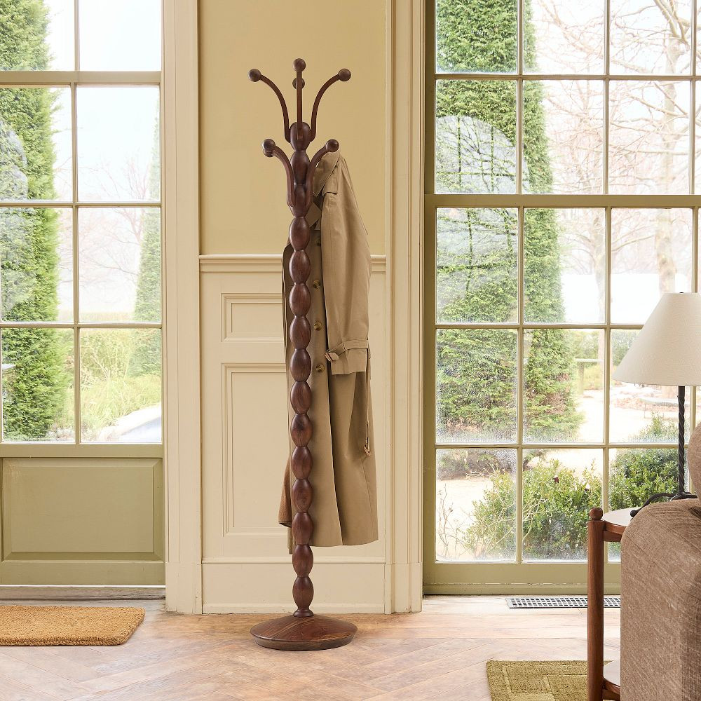 Pierce &amp; Ward Wood Coat Rack | West Elm (US)