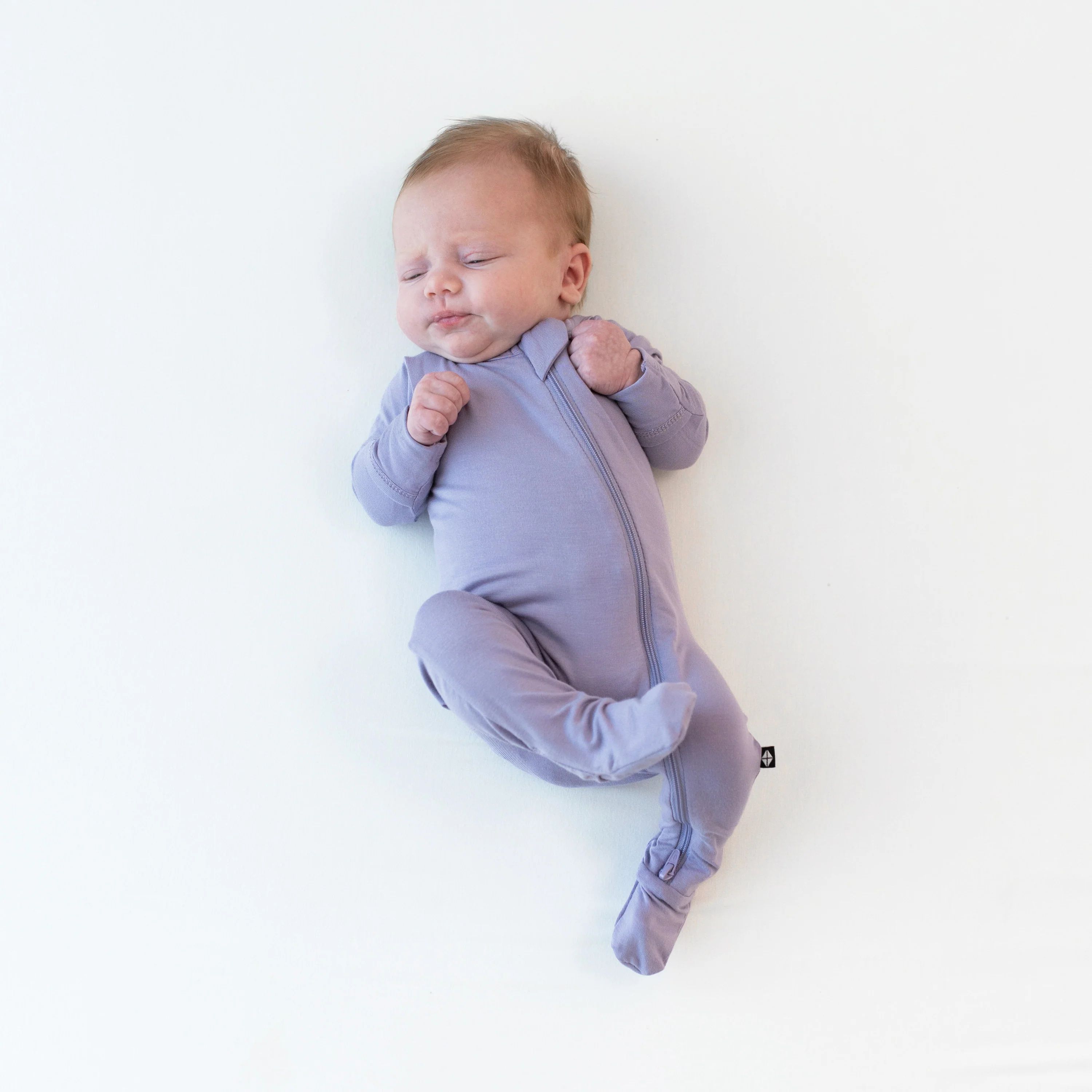 Zippered Footie in Taro | Kyte BABY