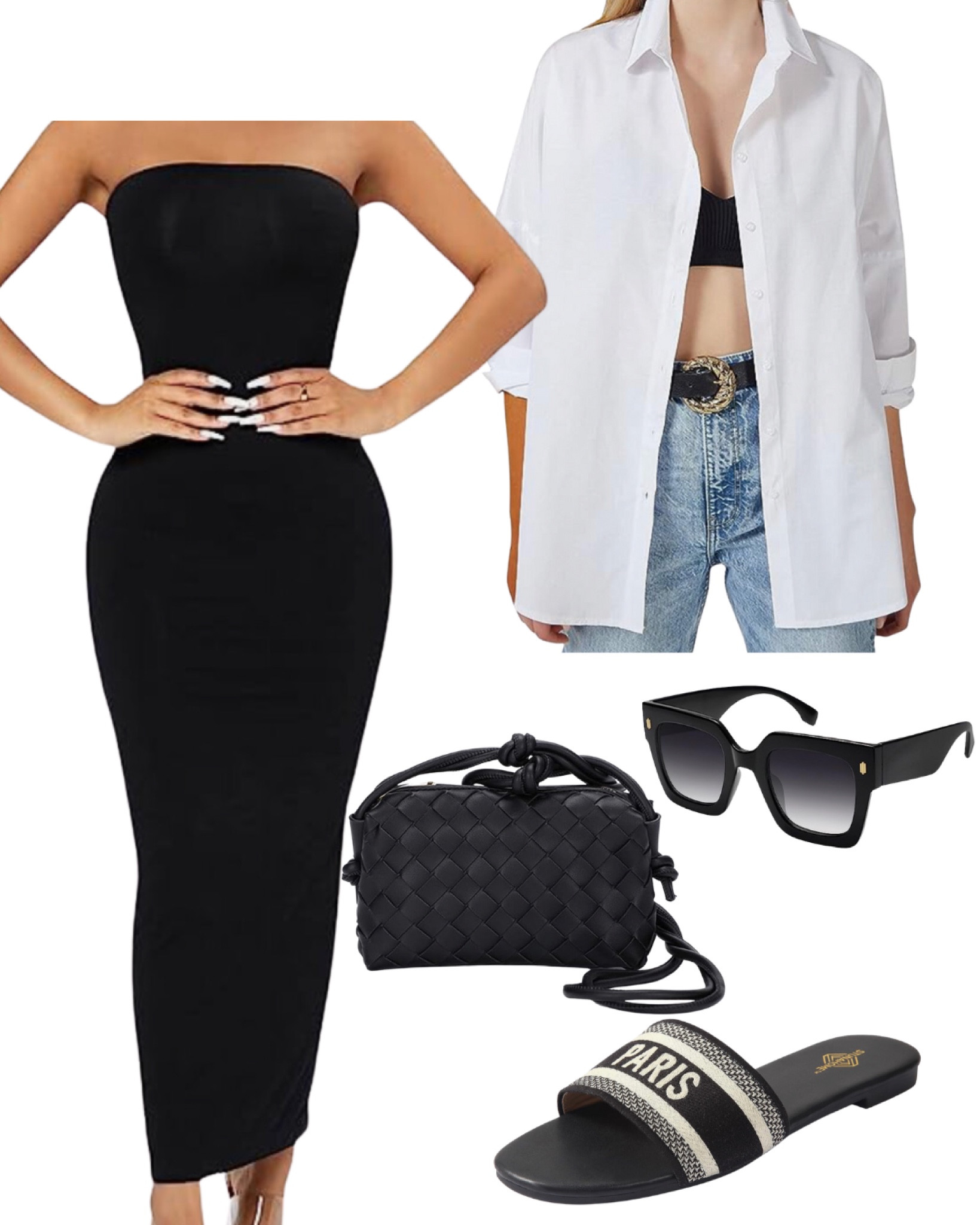 Neutral date night outfit idea from amazon! This dress is skims inspired and only $28! Such a steal!

#LTKstyletip #LTKunder50 #LTKFind