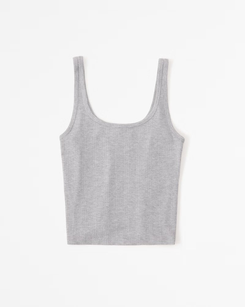 Women's Cozy Rib Scoopneck Sleep Tank | Women's Intimates & Sleepwear | Abercrombie.com | Abercrombie & Fitch (US)