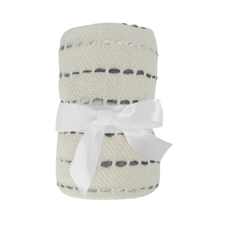 Deep Ombre Striped Handmade Woven Throw Blanket with Fringe | Wayfair North America