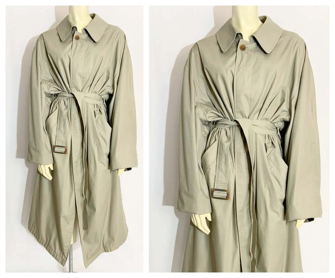 Vintage AQUASCUTUM TRENCH COAT / size Medium - Large | Etsy (CAD)