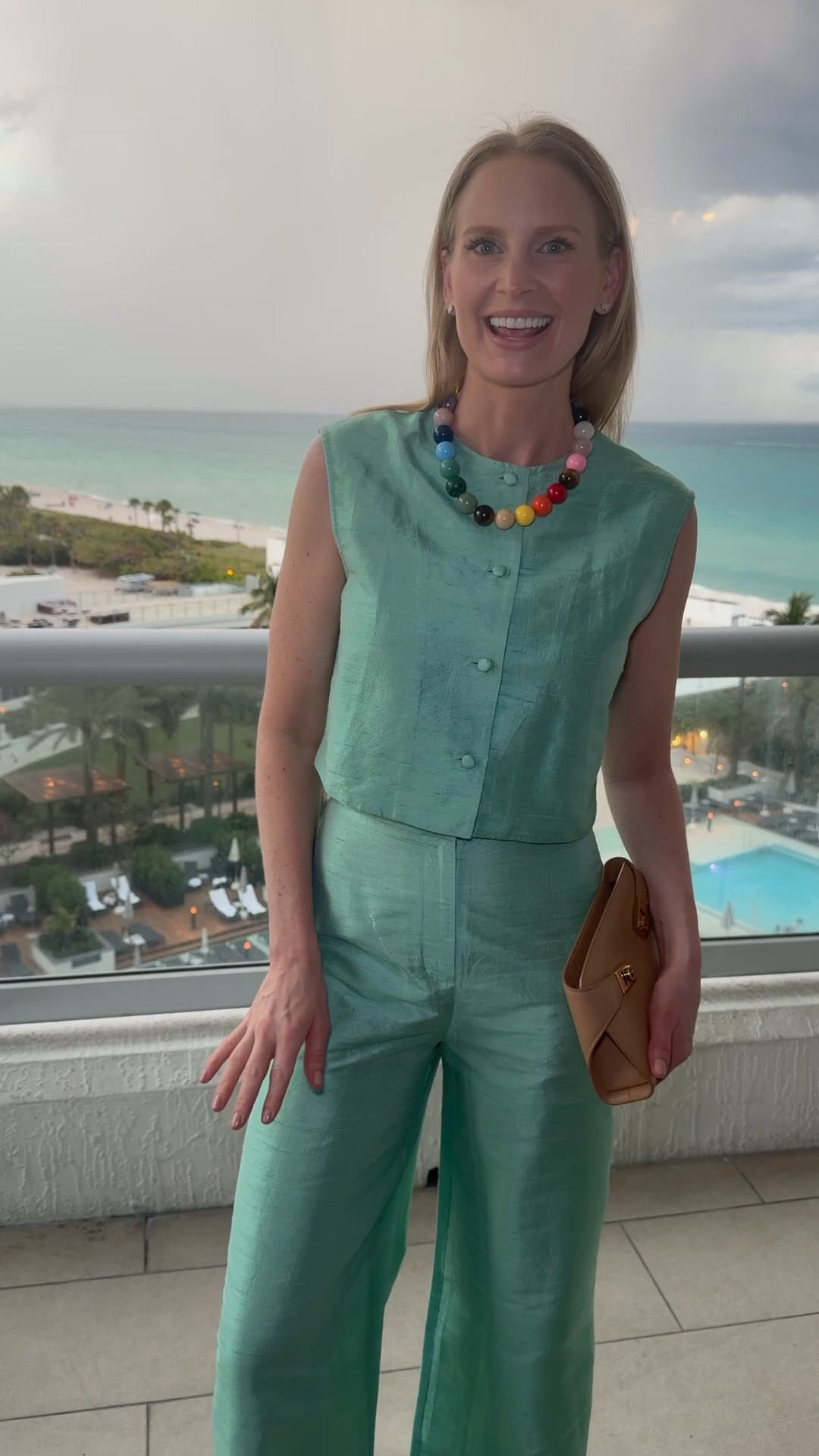 Dinner look, night 2! Wearing a small in the top and the pants. 

#LTKTravel #LTKSeasonal #LTKootd