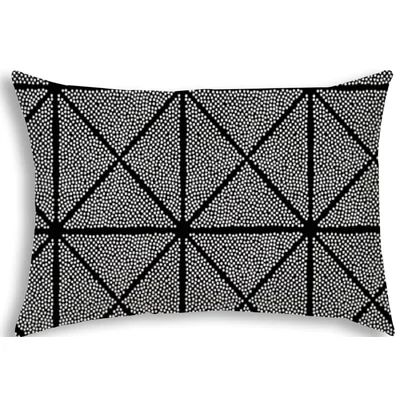 Matrix Outdoor Rectangular Pillow Cover & Insert Wrought Studio™ Color: Black | Wayfair North America