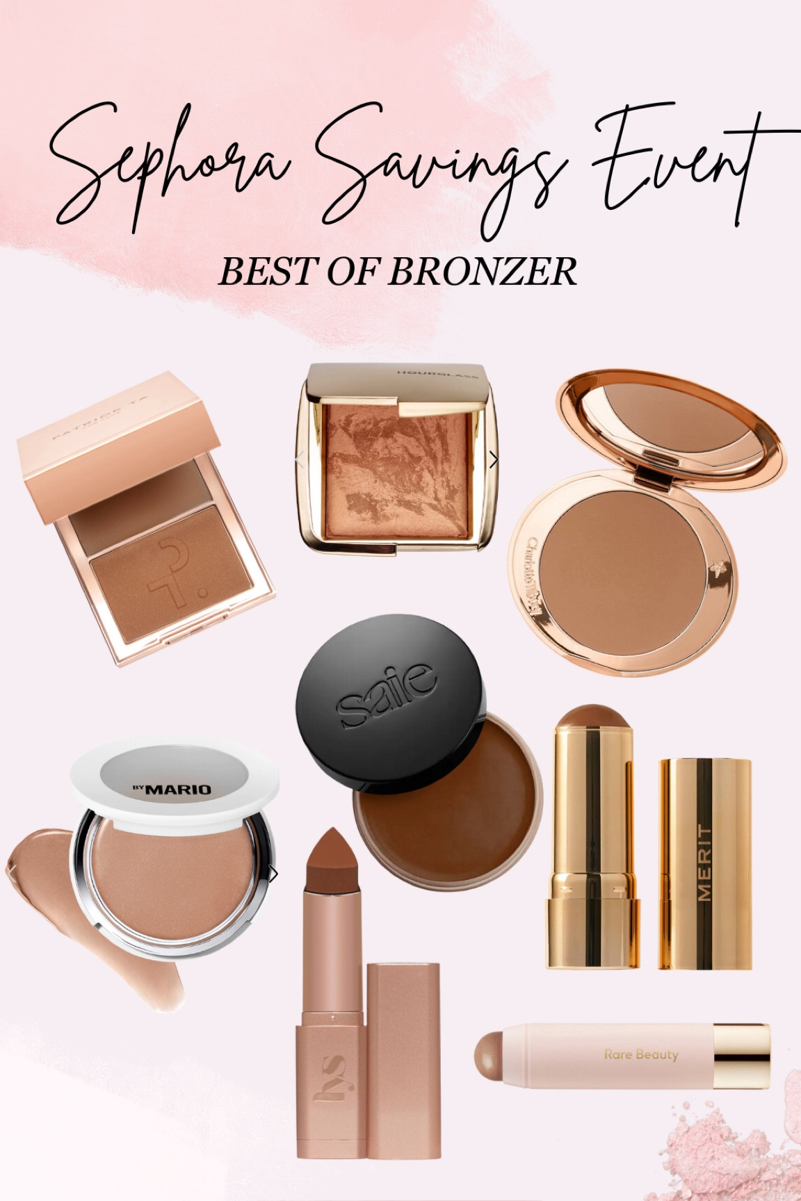 Happy Sephora Holiday Sale!!! 🖤Wanted to share my picks for best of bronzers! 

Rouge members can start shopping 20% off site wide today! Use code: SAVINGS at check out!  

#LTKBeauty #LTKHoliday #LTKSaleAlert
