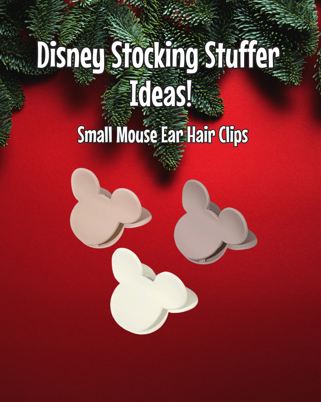 Cute Disney hair clips! These would make a great stocking suffer for any Disney fan! 

 #LTKGiftGuide #LTKdayinmylife