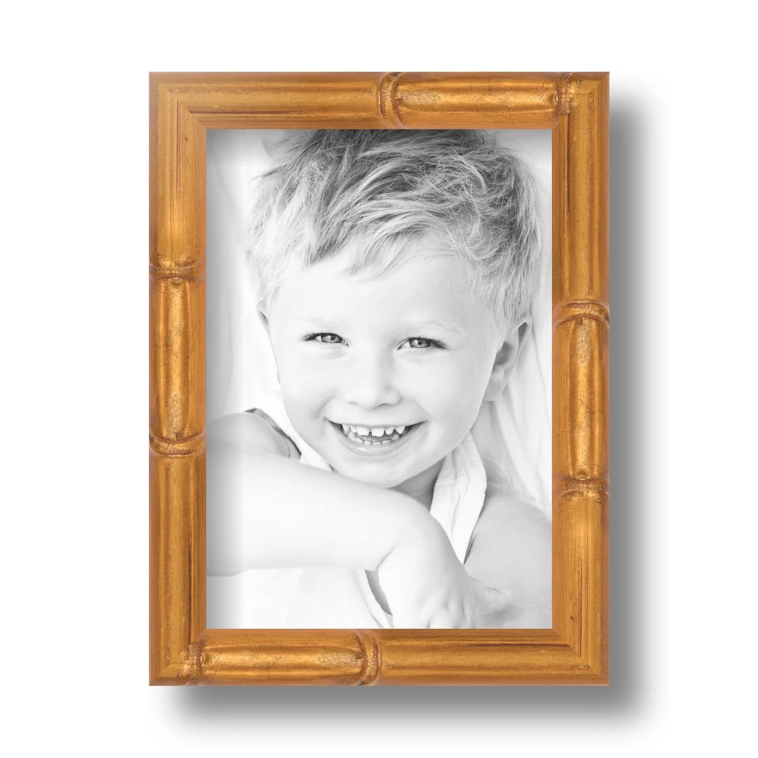 ArtToFrames 5x7 Inch Gold Bamboo Picture Frame, This Multi Wood Poster Frame is Great for Your Ar... | Walmart (US)
