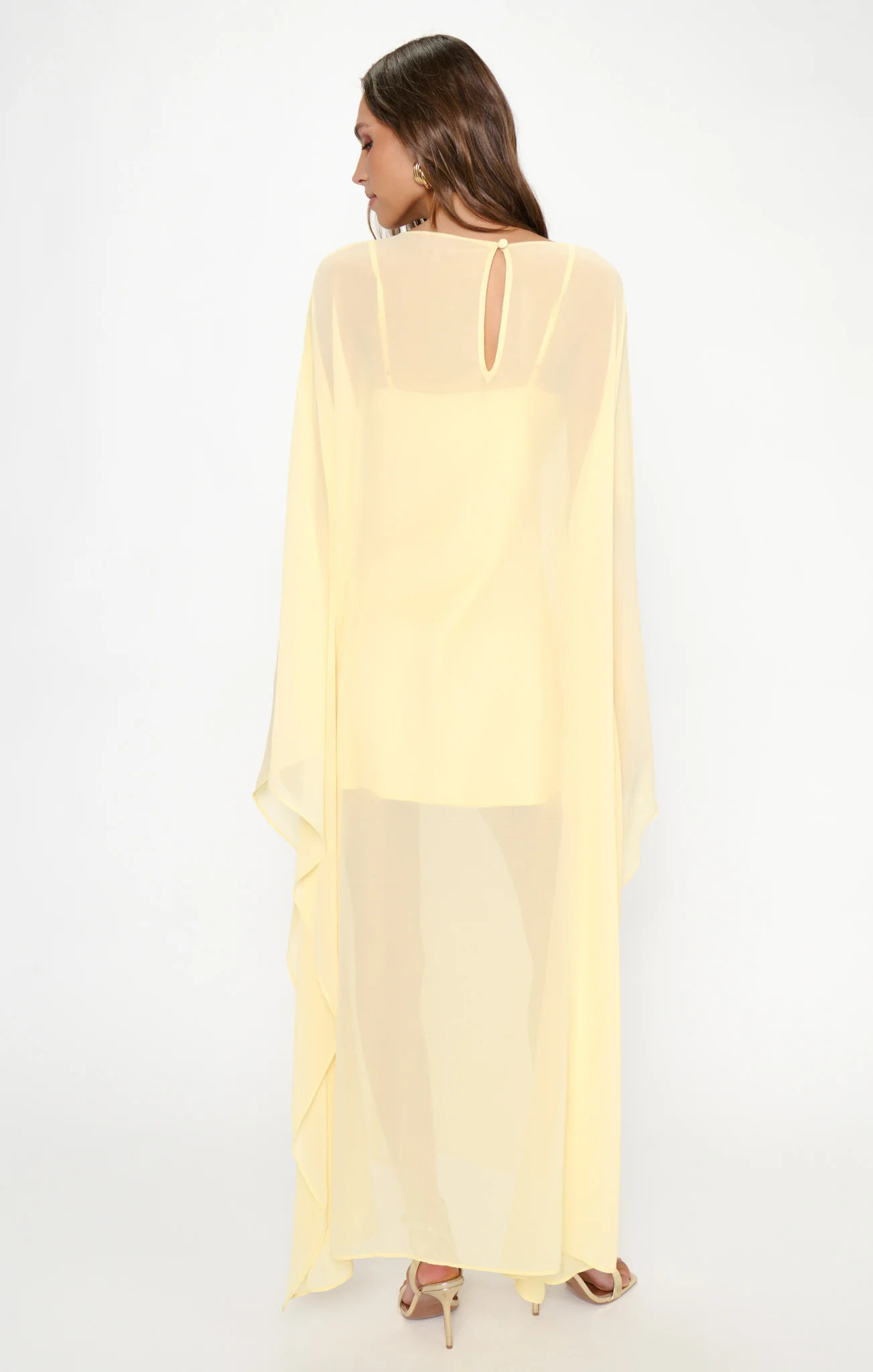 Olsen Maxi Dress ~ Pale Yellow Chiffon | Show Me Your Mumu