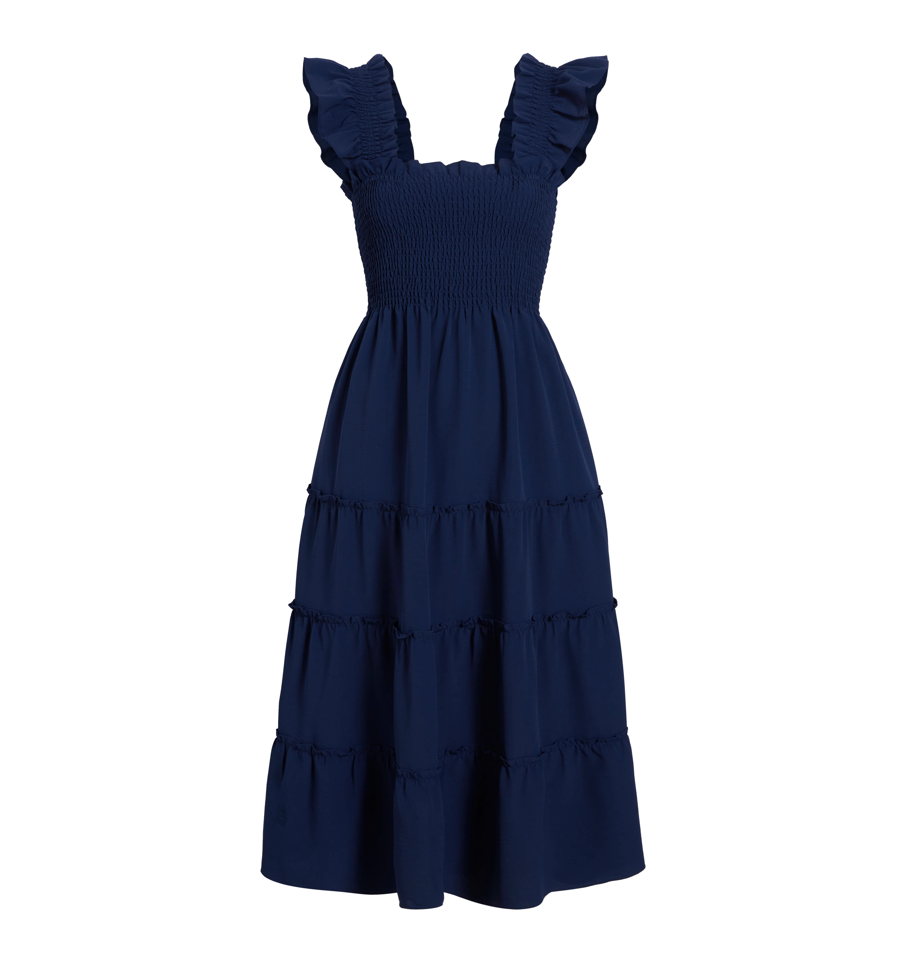 The Ellie Nap Dress - Navy Crepe | Hill House Home US