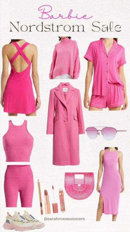 For the Barbie girl Barbie obsessed pink lover. Winter coat, matching workout set, sneakers, tennis dress, pjs, pink sunglasses, and statement cult Gaia bag all included in the Nordstrom sale 

#LTKbeauty #LTKFind #LTKxNSale