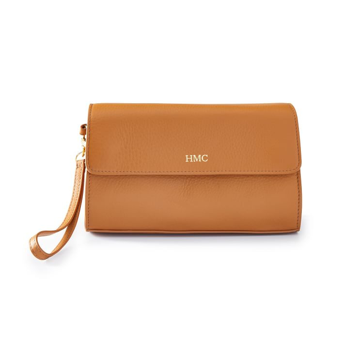 Zoe Leather Wristlet | Mark and Graham