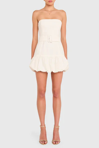 Amanda Uprichard Yvette Bubble Dress in White - Size M | Amanda Uprichard